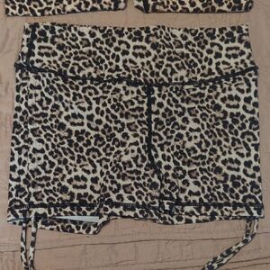 Leopard Print Shorts And Capris
